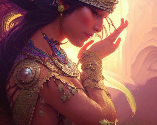 Lexica - If sound had colour, deep focus, d & d, fantasy, intricate ...