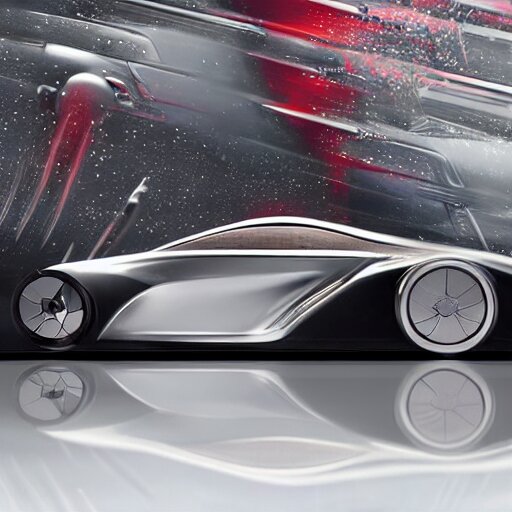 sci-fi organic zaha hadid car ash thorp car khyzyl saleem organi ...