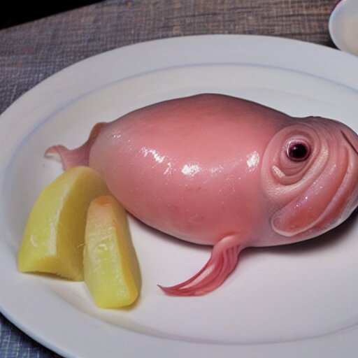 Lexica - Blobfish served at a restaurant
