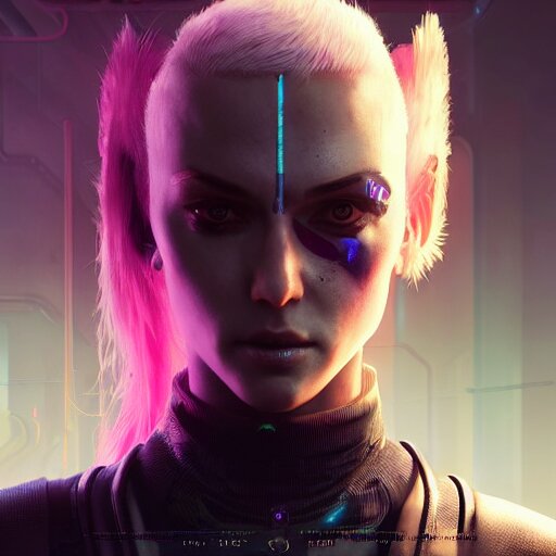 Lexica - Kerli koiv, cyberpunk 2 0 7 7 character headshot, sharp ...