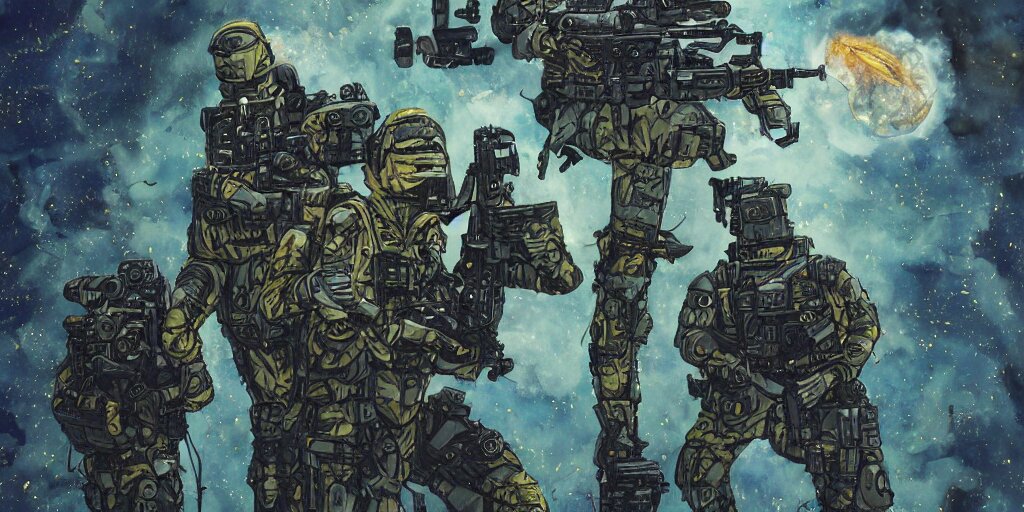 Lexica - Military sci fi muppet special forces soldiers,inks,octane ...