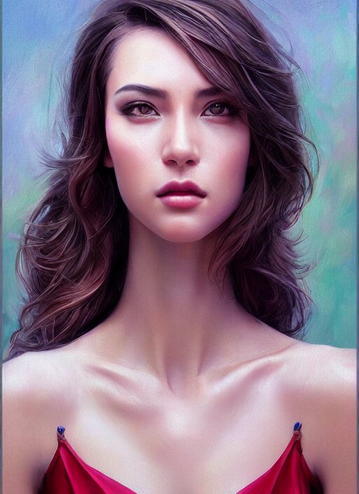 Lexica - Photo of a gorgeous young woman in the style of stefan kostic ...