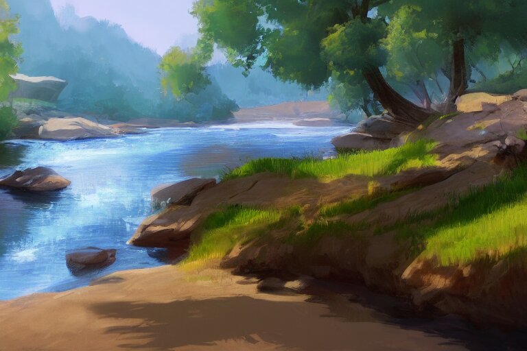 Lexica - Summer river by osvaldo pasillas artstation