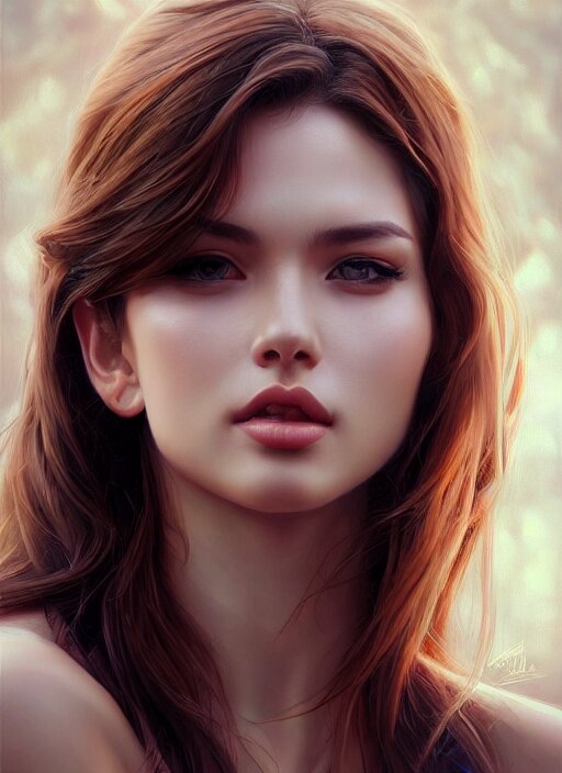 Lexica - Photo of a gorgeous young woman in the style of stefan kostic ...