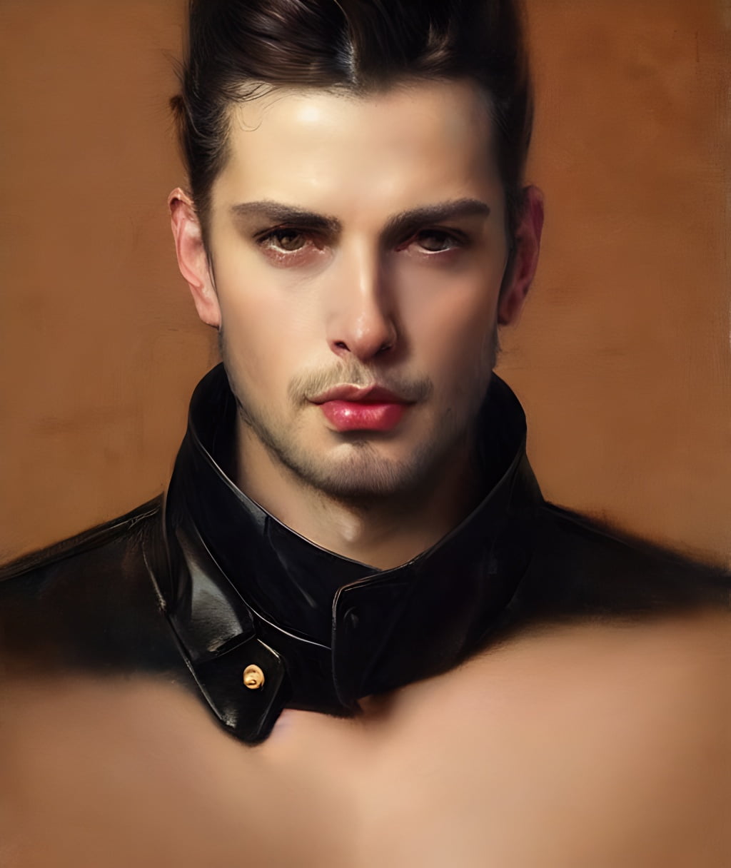 Lexica - Hyperrealist portrait of a young attractive man with ...