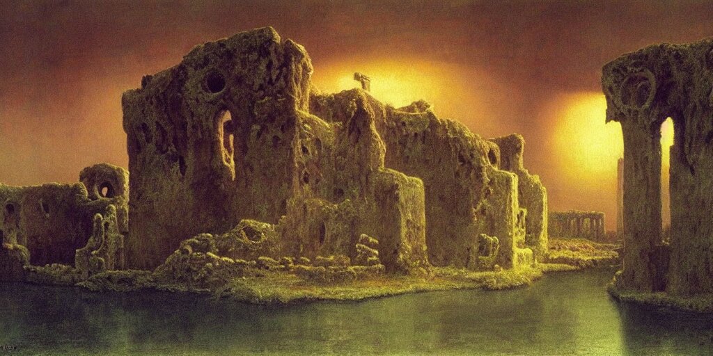 Lexica - Isle of the dead by Arnold Böcklin painted by Zdzisław ...