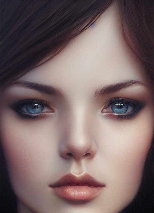 Lexica - Photo of a gorgeous young woman in the style of stefan kostic ...