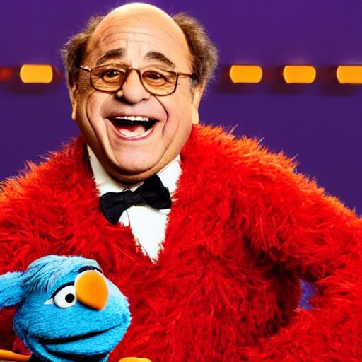 Lexica - Danny Devito as a muppet in sesame street, 8k resolution, full ...