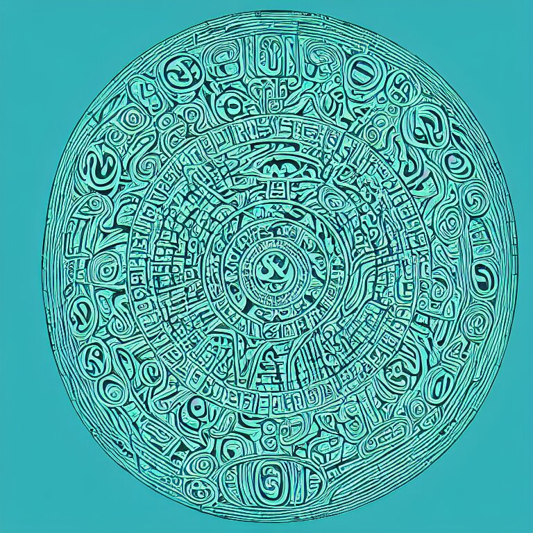 Lexica - Giant Floating Circular Ancient Sacred Calligraphy Enso ...