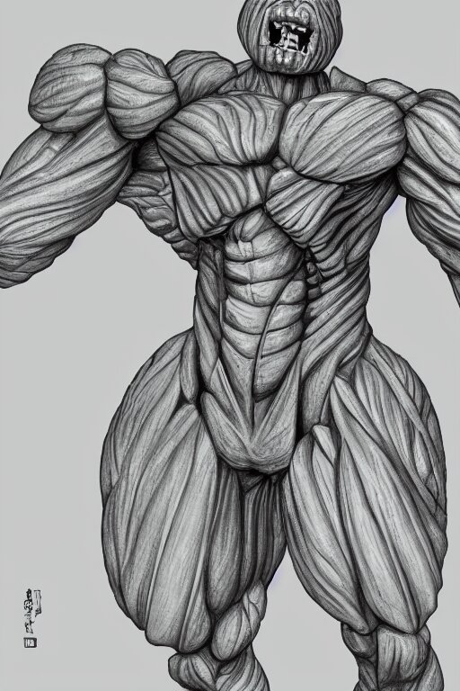 anime man with muscles, highly detailed, muscular,, Stable Diffusion