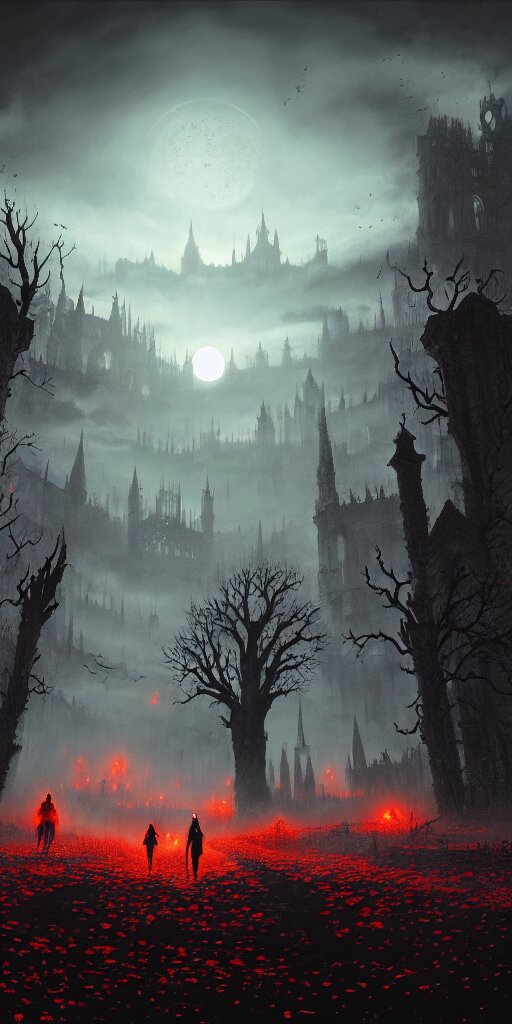 Lexica - Soulless bloodborne old valley with a obscure person at the ...