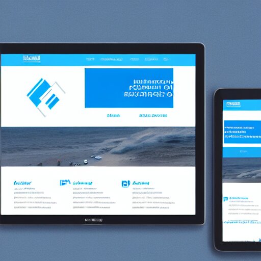 Lexica - Minimalistic clean website brand design portal, blue ...