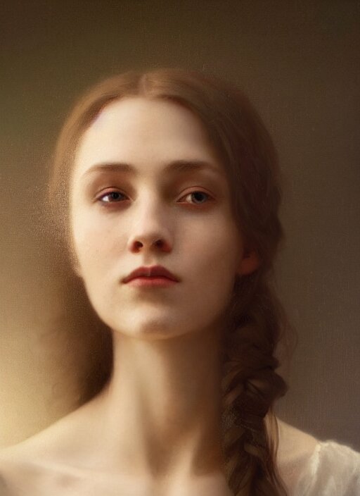 Lexica - Oil painting close up portrait of a contemplative young ...