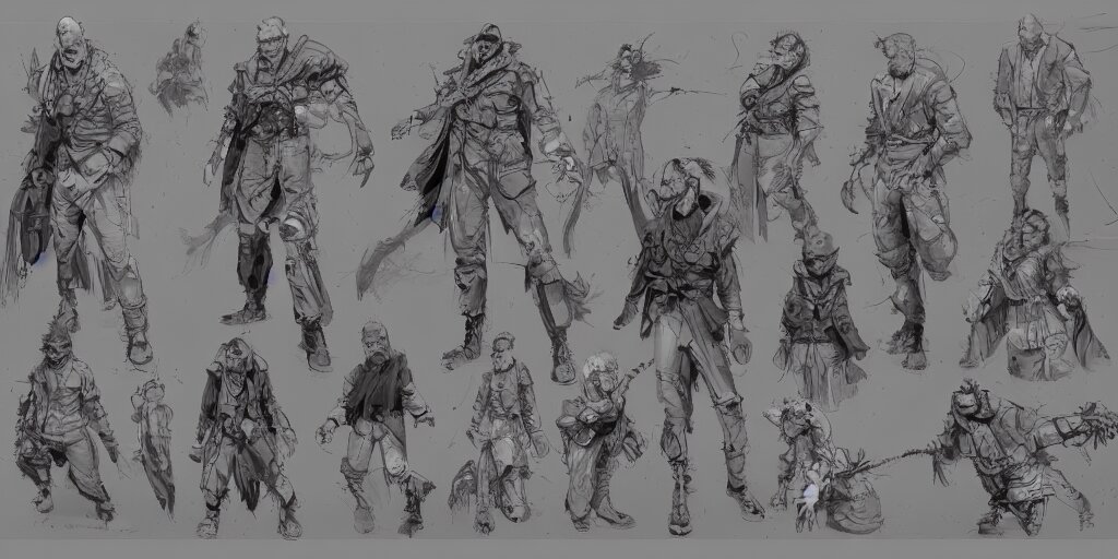 Lexica - Patty Smith design, character sheet, kim jung gi, Greg ...