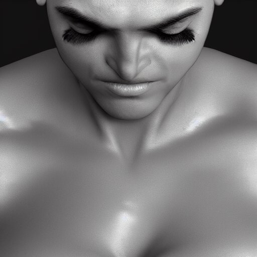 Lexica - Overly muscular giant superhuman female gigachad, grayscale, face  closeup, epic, digital, highly - detailed, artstation cgsociety