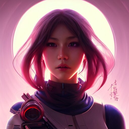 Lexica - Beautiful trooper anime girl portrait, anime, cyberpunk, ultra ...