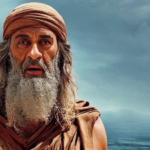 Lexica - Mediterranean man as Moses in a movie directed by Christopher ...