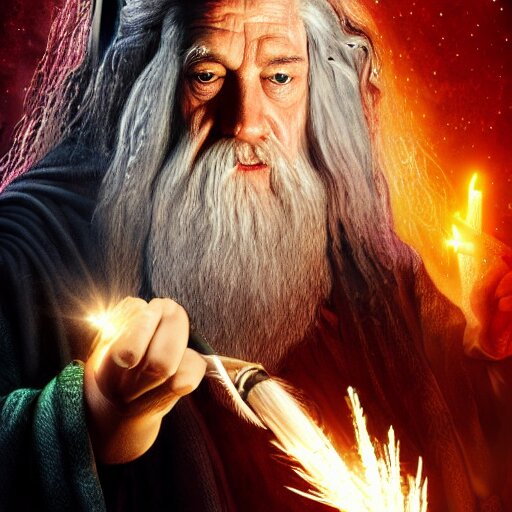 Lexica - Gandalf playing with fireworks, lord of the rings, the hobbit ...