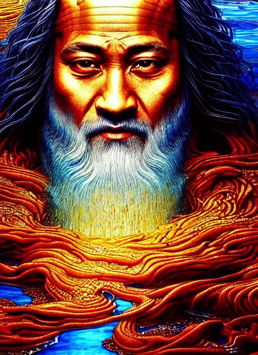 Lexica - Detailed image of moses and the waters were divided, rich deep ...