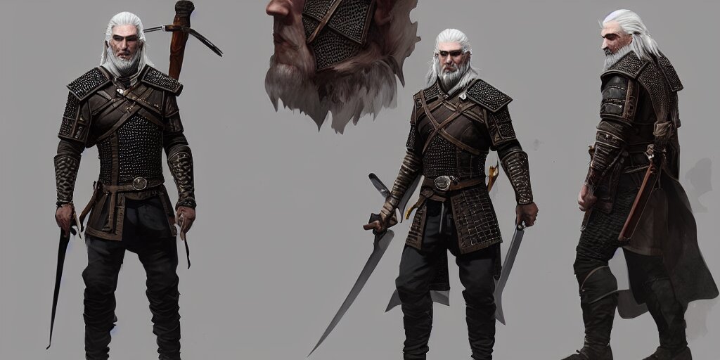 Lexica Geralt Of Rivia New Costume Concept Design Witcher Wild Hunt Fashion Concept Art By 4800