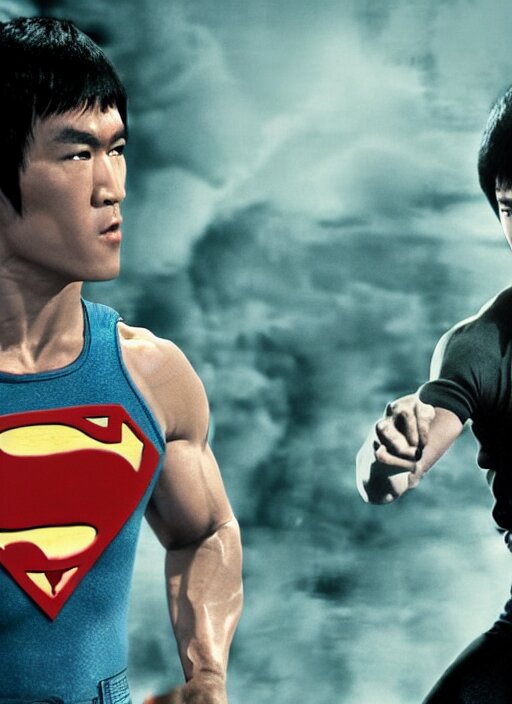 Bruce lee cheap against supermen