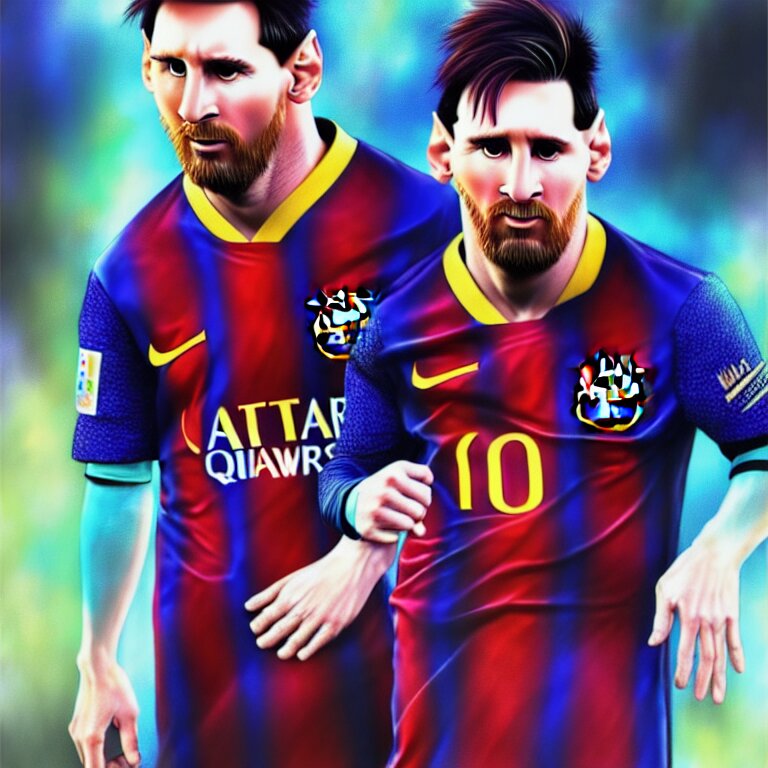 Lexica - Lionel messi portrait, made by stanley artgerm lau, wlop ...