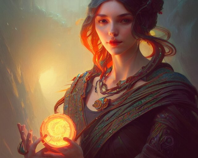 Lexica - If sound had colour, deep focus, d & d, fantasy, intricate ...
