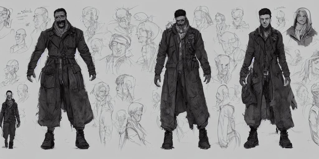 Lexica - H. levi smiley character sheet, concept design, contrast, kim ...