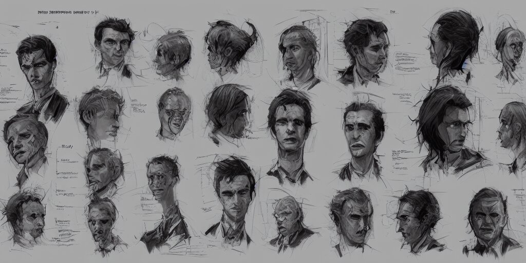 Lexica - Norman bates, character sheet, concept design, contrast, kim ...