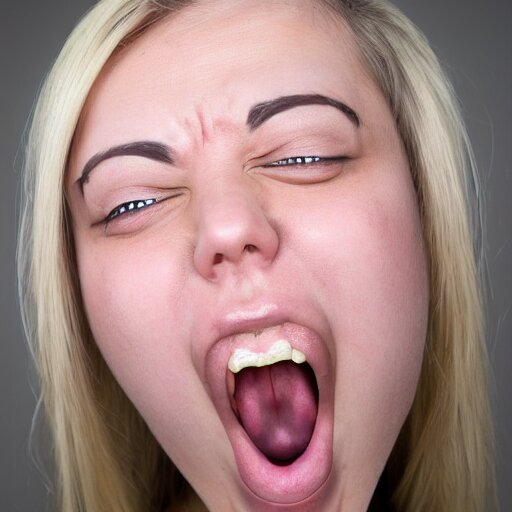 Lexica - Ahegao face, award winning professional portrait photography