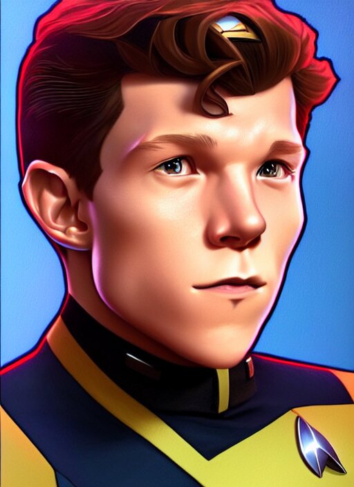 Lexica Cute Star Trek Officer Tom Holland Natural Lighting Path