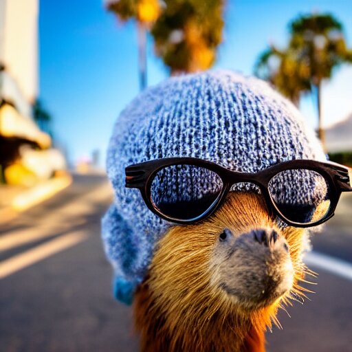 Lexica - A closeup photorealistic photograph of a knitted cute Capybara ...