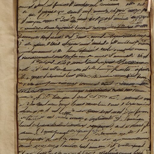 Lexica - Letters falconi cat writing on parchment