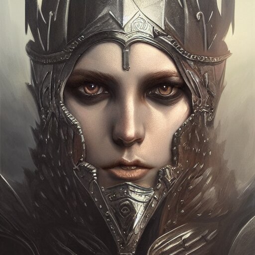 Lexica - Gothic Byzantine Knight, Dark Fantasy, Portrait, Highly 