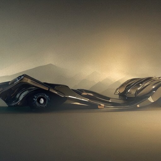 Lexica - Sci-fi car dynamic organic forms structure car 30% size and ...