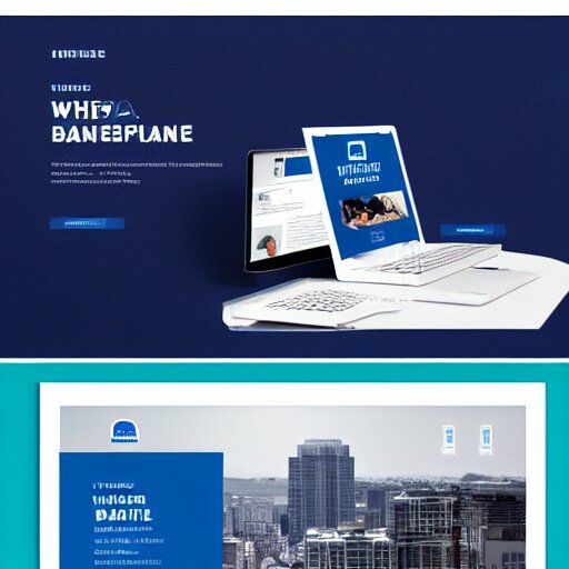 Lexica - Minimalistic clean website brand design portal, blue ...