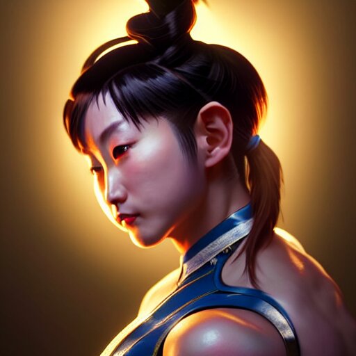 Lexica - Portrait of chun li, au naturel, hyper detailed, digital art ...