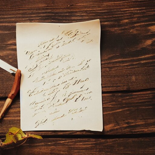 Lexica - Letters falconi cat writing on parchment