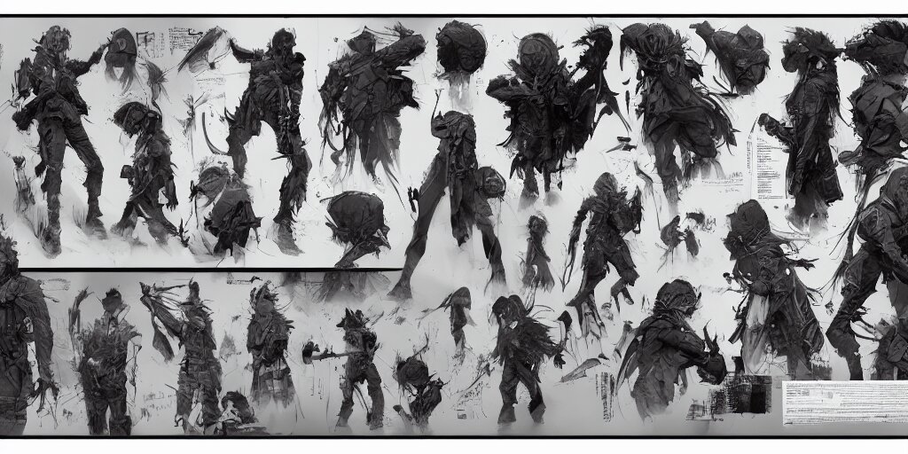 Lexica - Patty Smith design, character sheet, kim jung gi, Greg ...