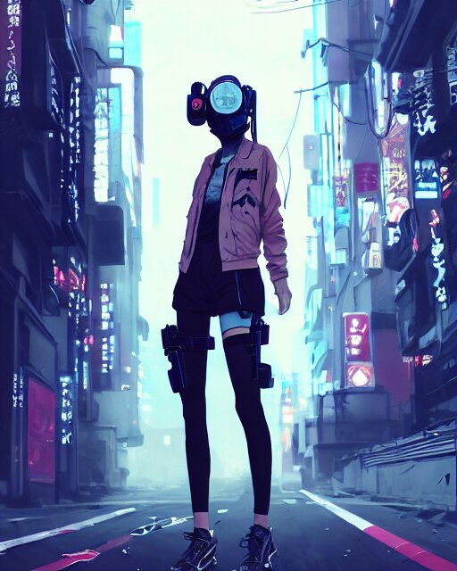 cyberpunk anime girl wallpaper by romeojazz8 - Download on ZEDGE™