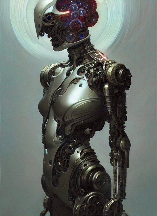 Lexica - Organic cyborg, ninja, diffuse lighting, fantasy, intricate ...