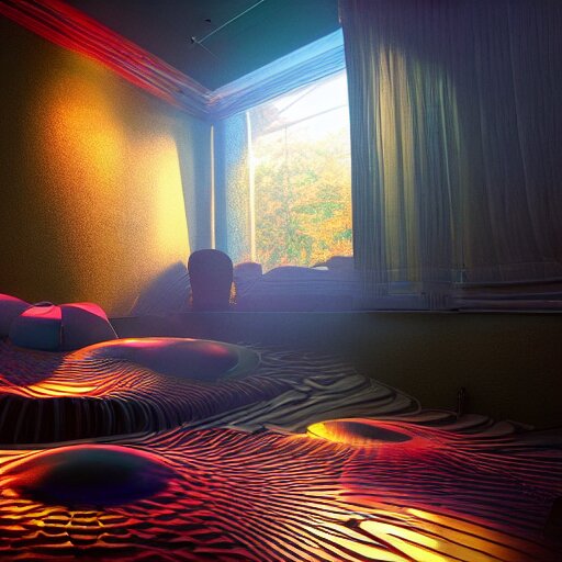Lexica - A hyperrealistic 3 d render of a dmt trip, photorealism ...