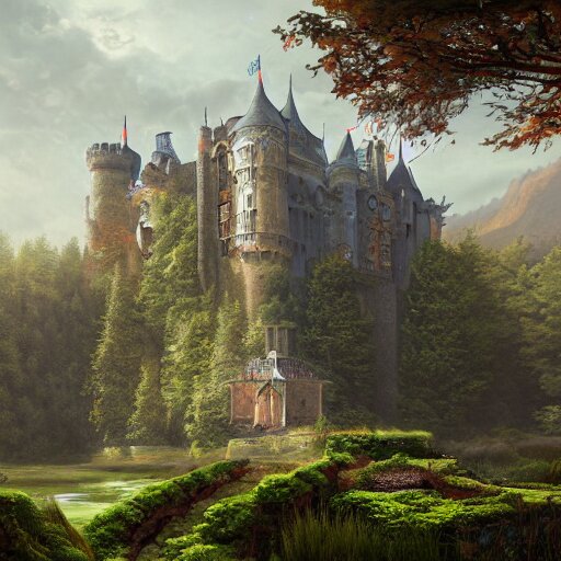 Cgi Illustration Fantasy Great Hall Castle Stock Photo by ©Ravven 194397480