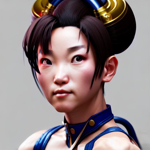 Lexica - Portrait of chun li, au naturel, hyper detailed, digital art ...