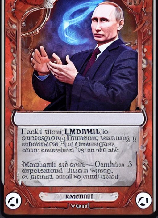 Lexica - Magic the gathering card vladimir putin