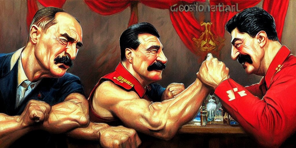 Lexica - Arm wrestling between ( ( vladimir putin ) ) and ( ( iosif ...