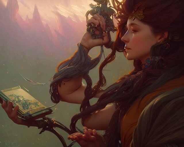 Lexica - If sound had colour, deep focus, d & d, fantasy, intricate ...