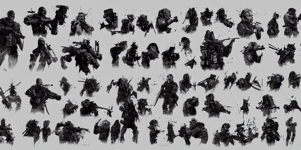 Lexica - Bruce willis, character sheet, concept design, contrast, kim ...