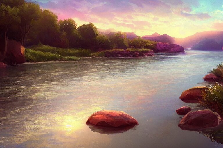Lexica - Summer river by osvaldo pasillas artstation