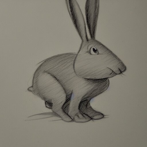 Lexica - Milt kahl pencil sketch of a rabbit in the forest disney style